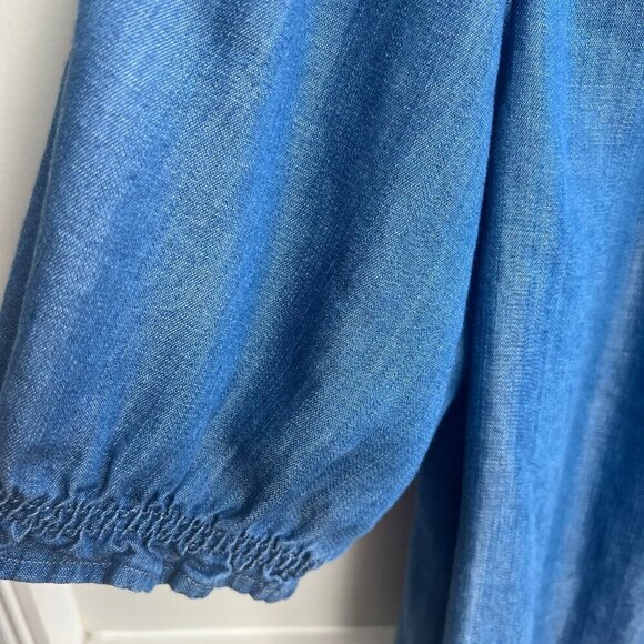 DRAPER JAMES - ELBOW SLEEVE BUTTON FRONT TOP - SIZE S - Picture 6 of 8